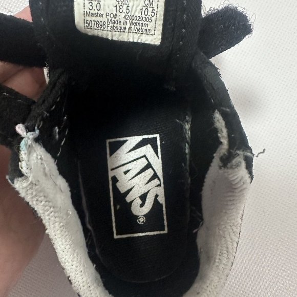 Vans Off The Wall Shoes Girls Toddler 3.5 Suede Cheetah Floral Print Sneakers - Picture 8 of 10